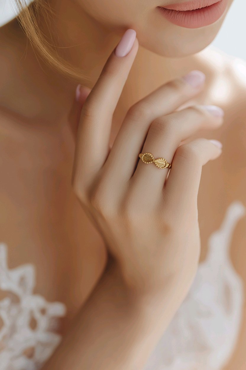 Anillo Infinito Oro 14K
