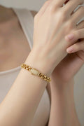 Manilla tejido chino Bar Oro  14K  zine #8